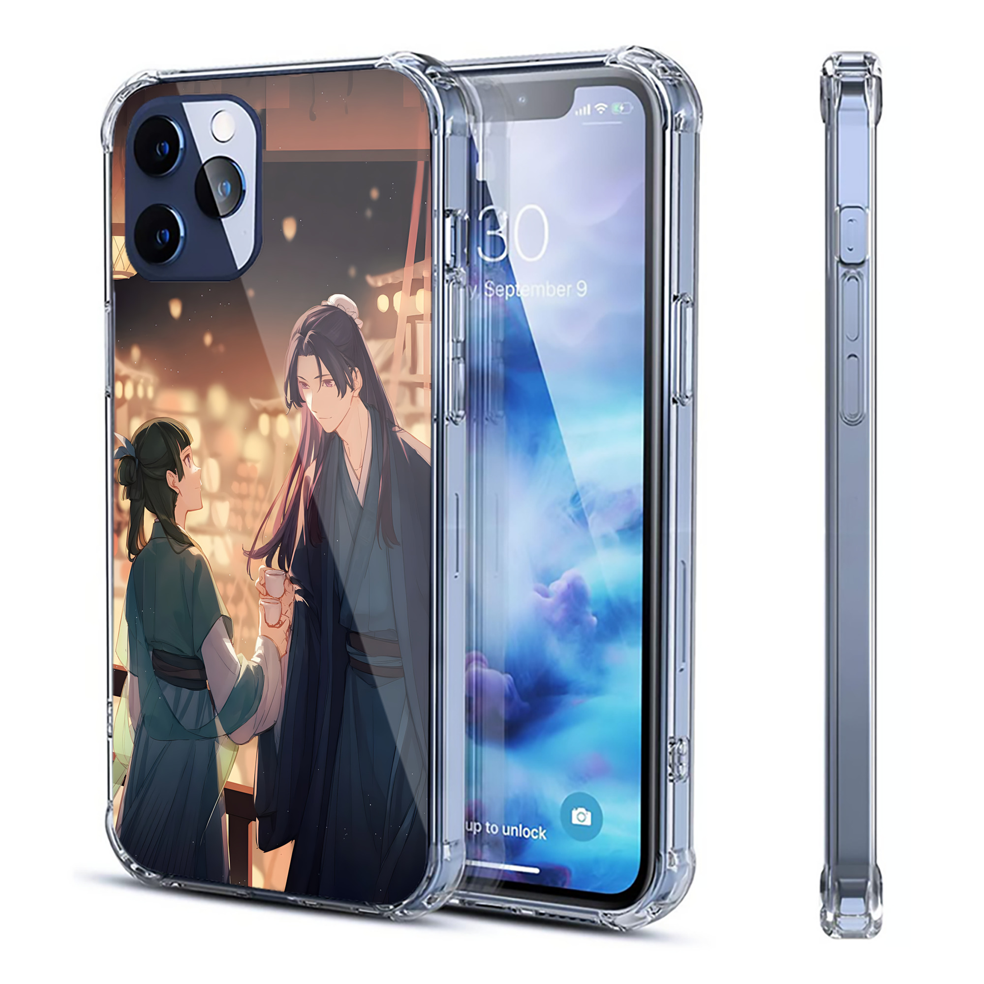 （画像用） 薬屋のひとりごと The Apothecary Diaries 【iPhone 12シリーズ対応】透明スマホケース（クリアソフトケース）